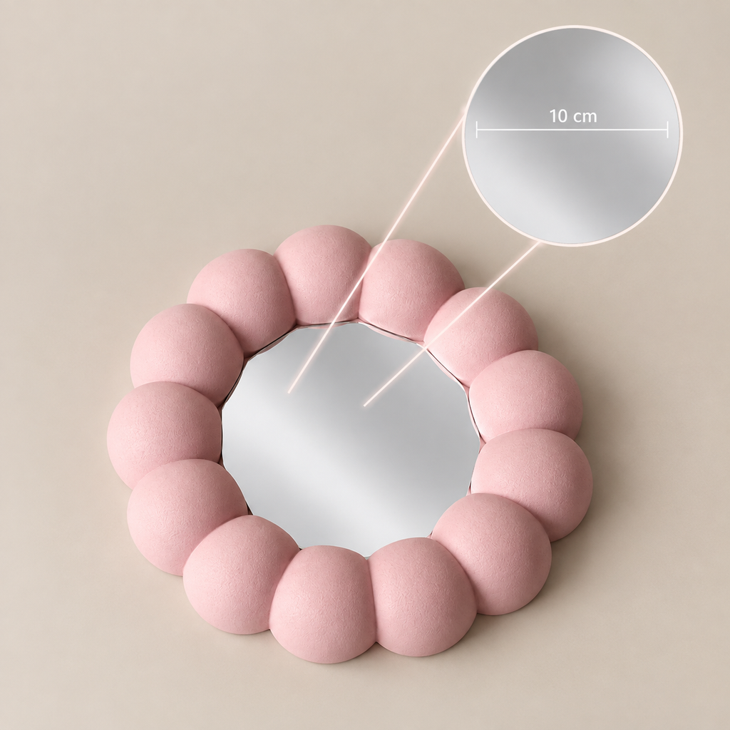 Acrylic mirror inserts — Silver 10cm pack (hero)