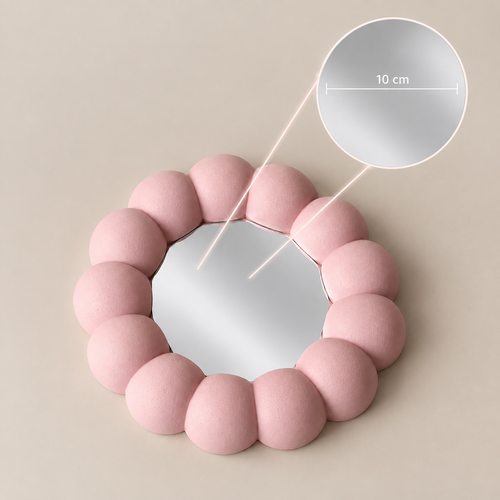 Acrylic mirror inserts — Silver 10cm pack (hero)