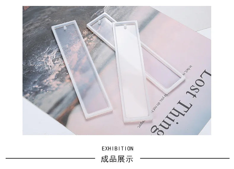 Rectangle Silicone Bookmark Resin Mold Bookmark Mold Making