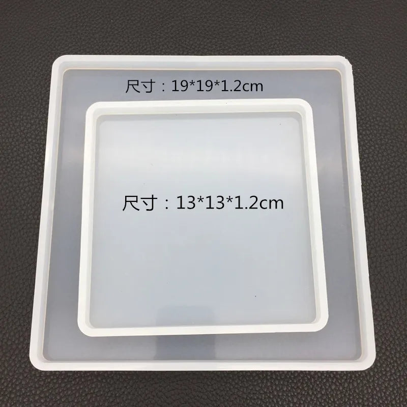 Big Square Coaster Silicone Mold