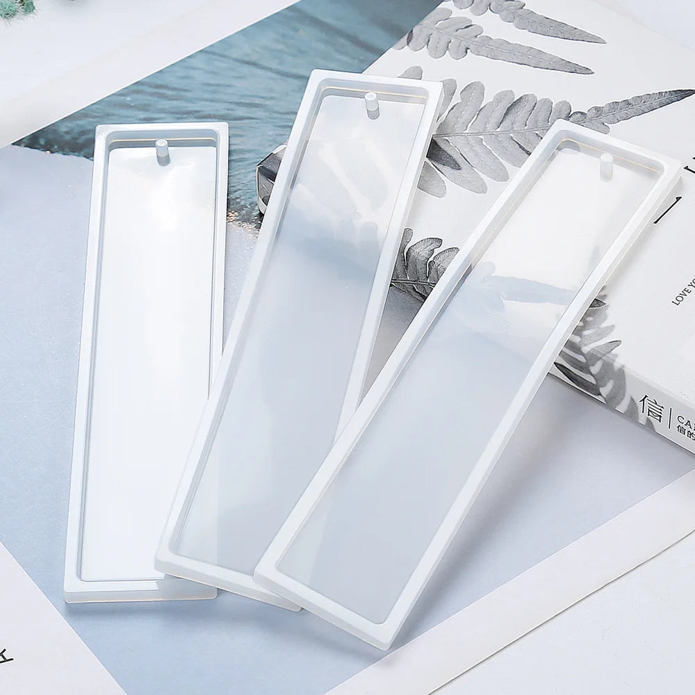 Rectangle Silicone Bookmark Resin Mold Bookmark Mold Making