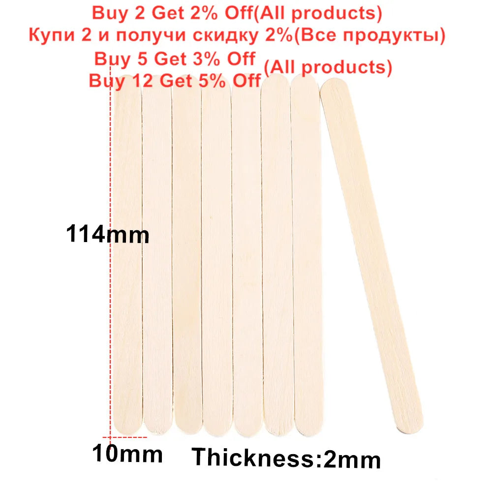 Wooden Stir Sticks Pack (50pc)