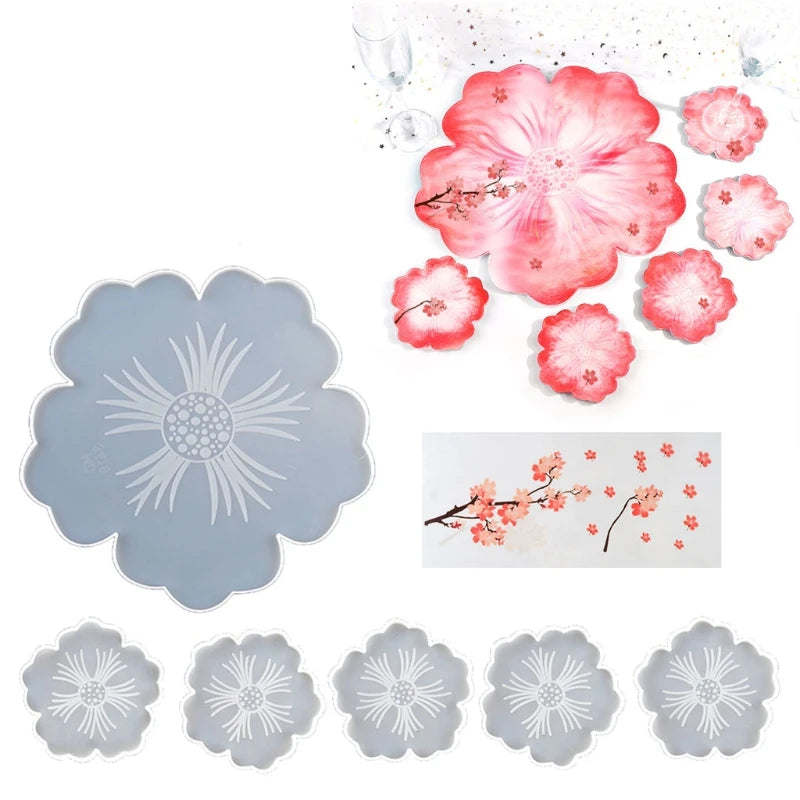 Flower Silicone Mold Set (6pc)