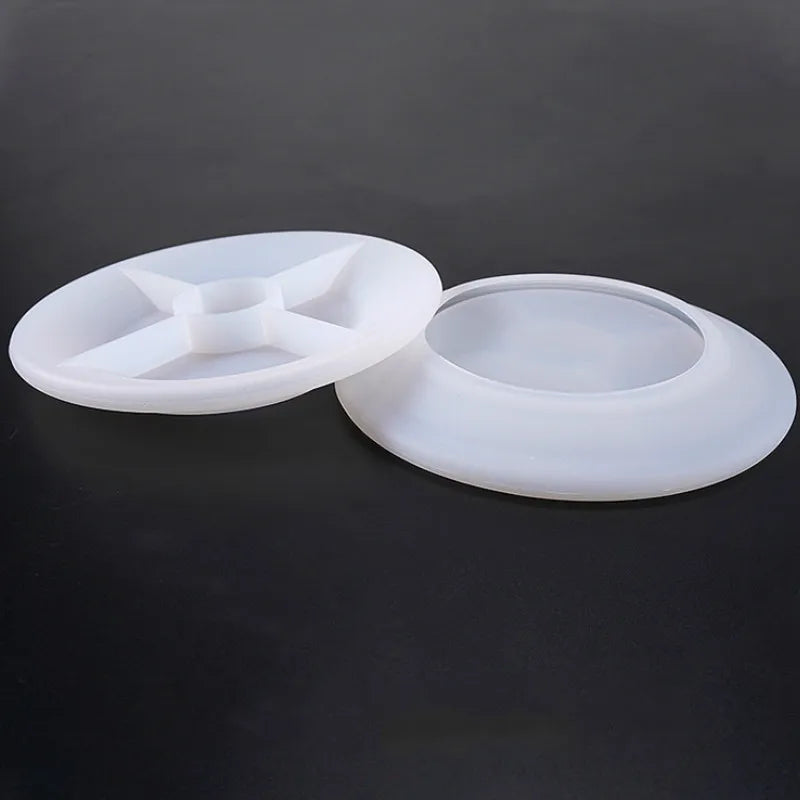 Rounded Plate Silicone Mold Rectangle Trinket Tray