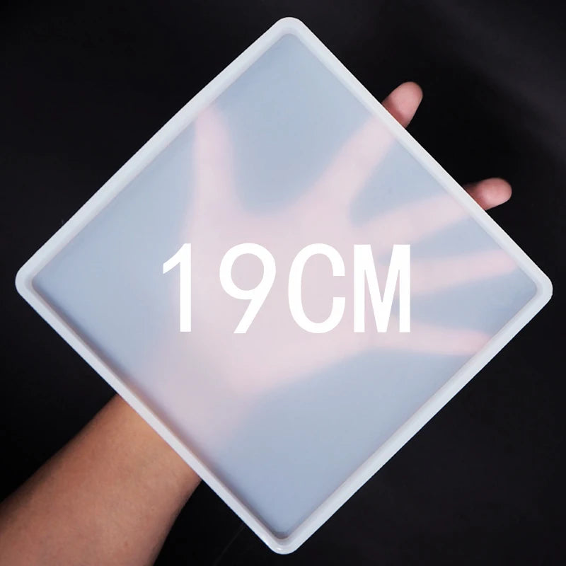 Big Square Coaster Silicone Mold (Large)
