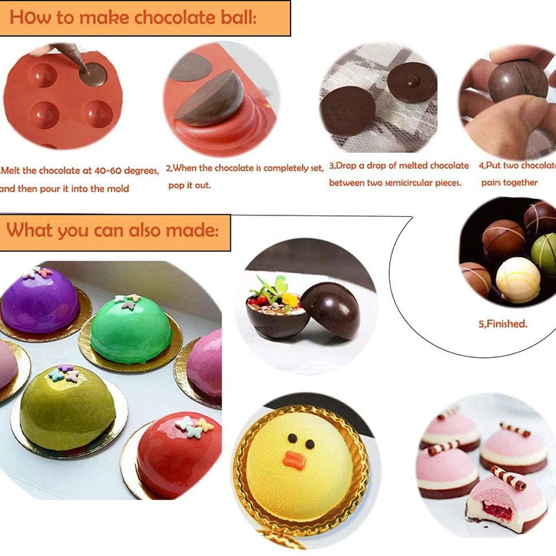 Semi Sphere Silicone Mold