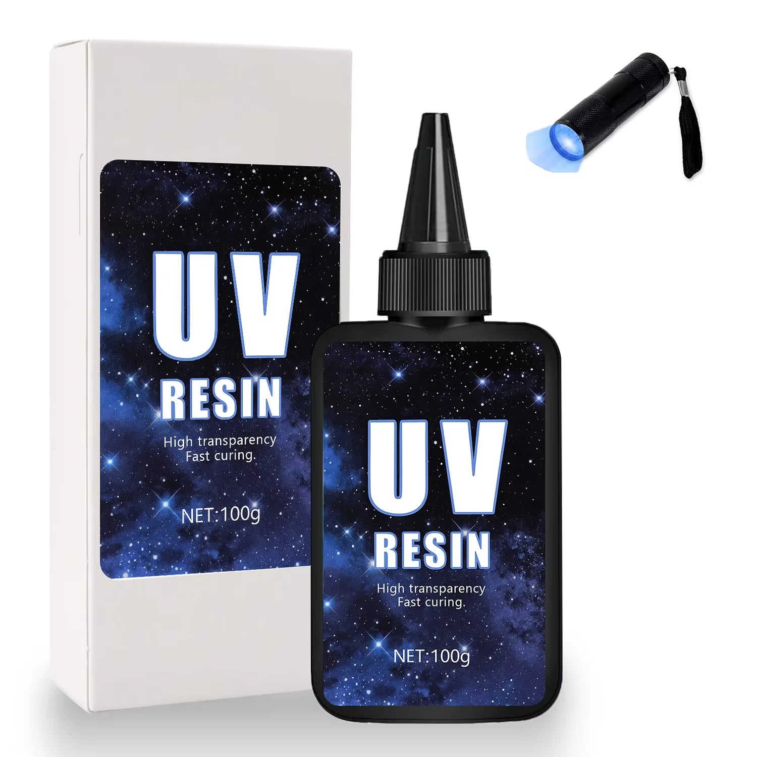 UV resin kit - larger size and 200g upgraded hard crystal