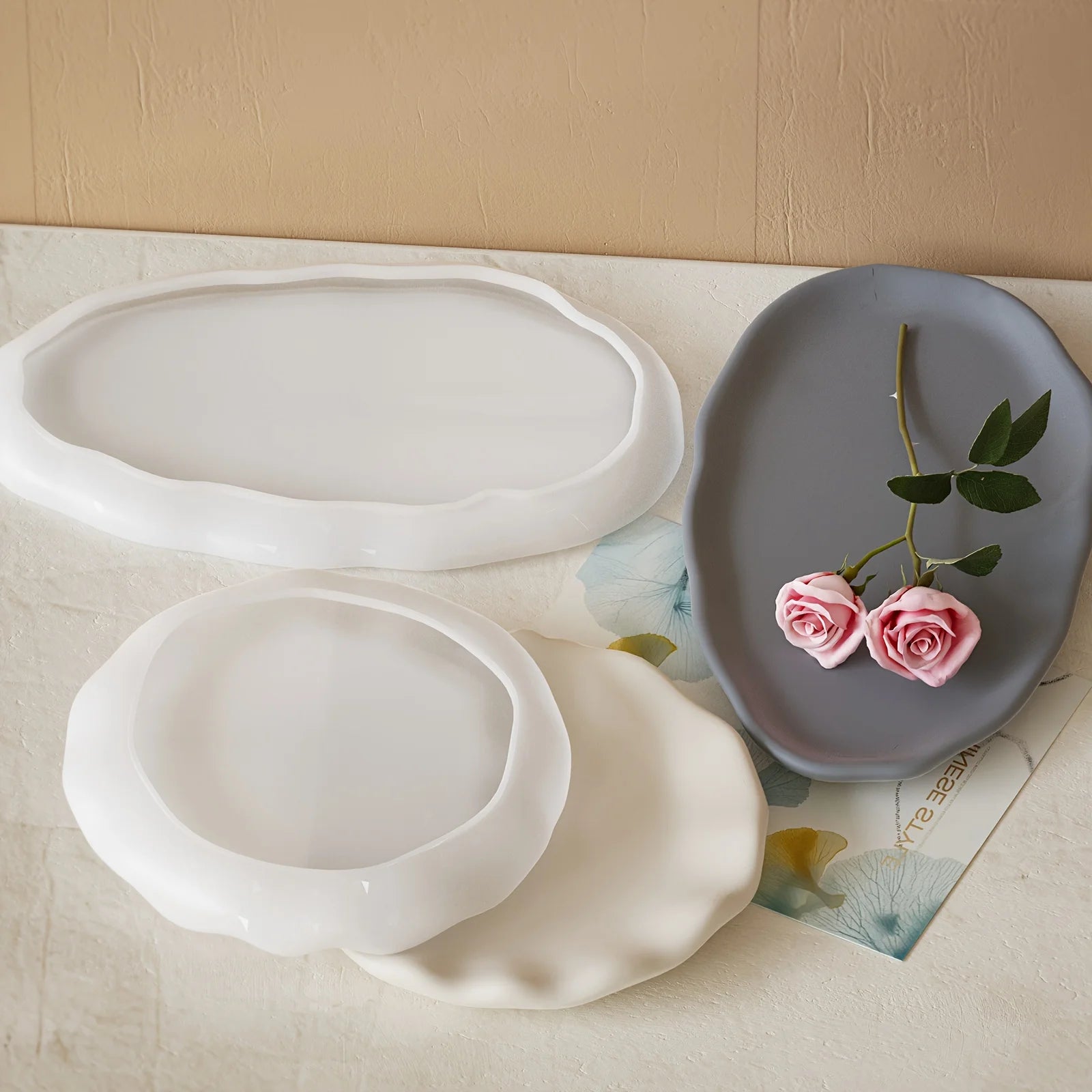 [2pcs Silicone Mold