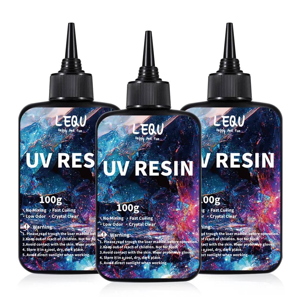 100g UV Resin Clear,Hard,Upgraded Crystal Clear