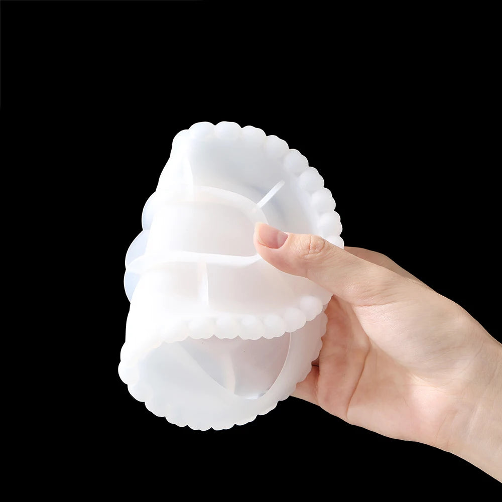 Oval Tray Silicone Mold Hexagon Coaster Epoxy Resin Mould