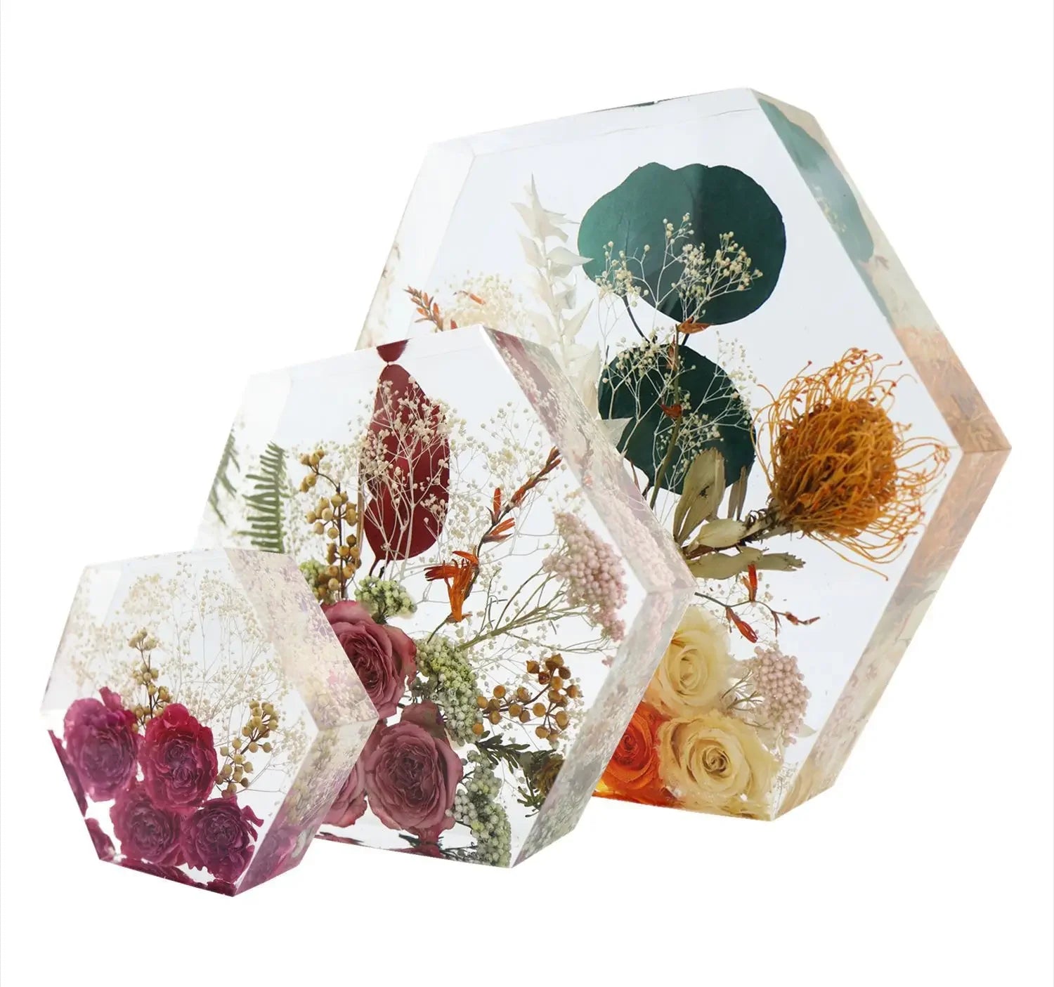 Hexagon Coaster Mold Set (4pc)