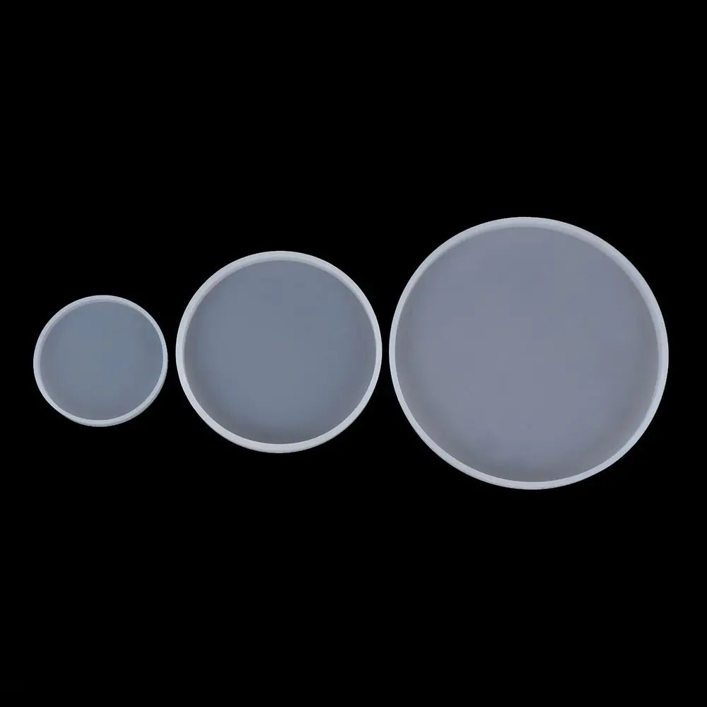 Transparent Fluid Arts Round Coaster Resin Casting Molds...