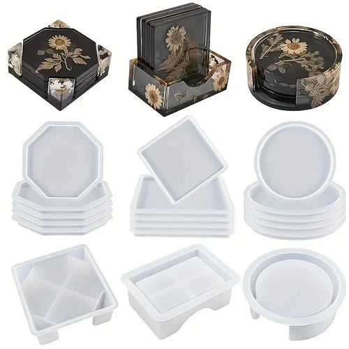 Coaster & Storage Box Mold Set