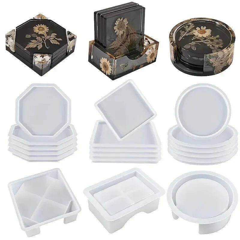 Coaster & Storage Box Mold Set