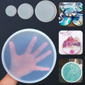 Round Coaster Resin Mold — Fluid Art