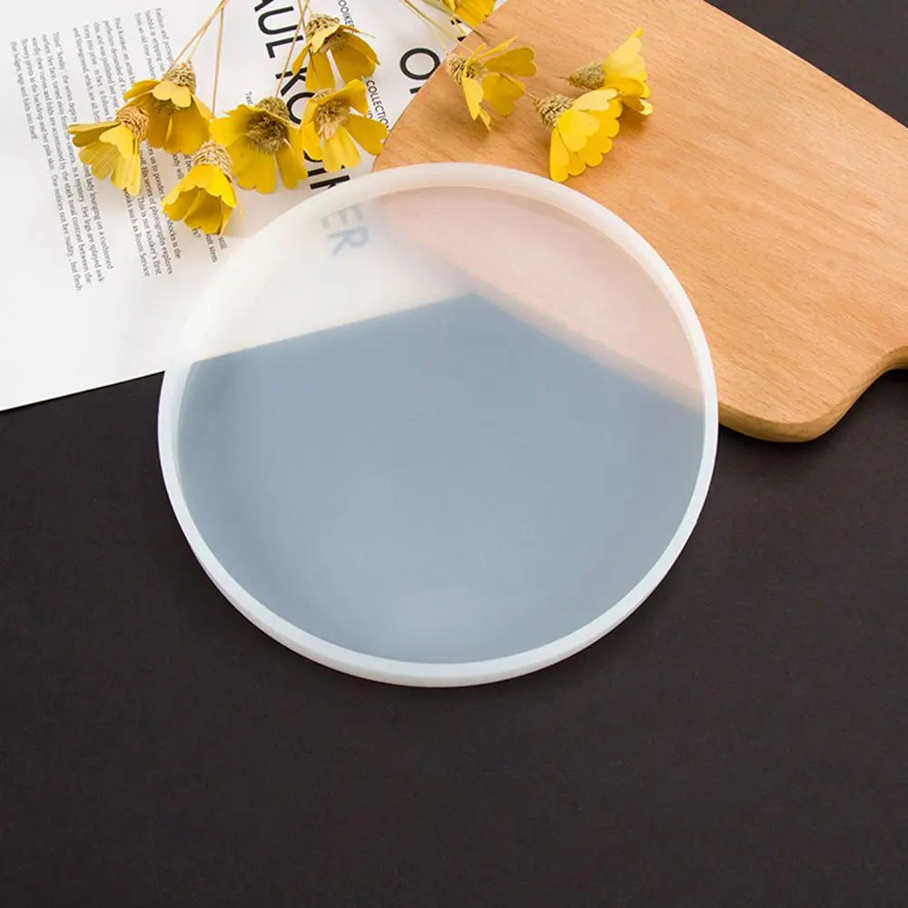 Transparent Fluid Arts Round Coaster Resin Casting Molds...