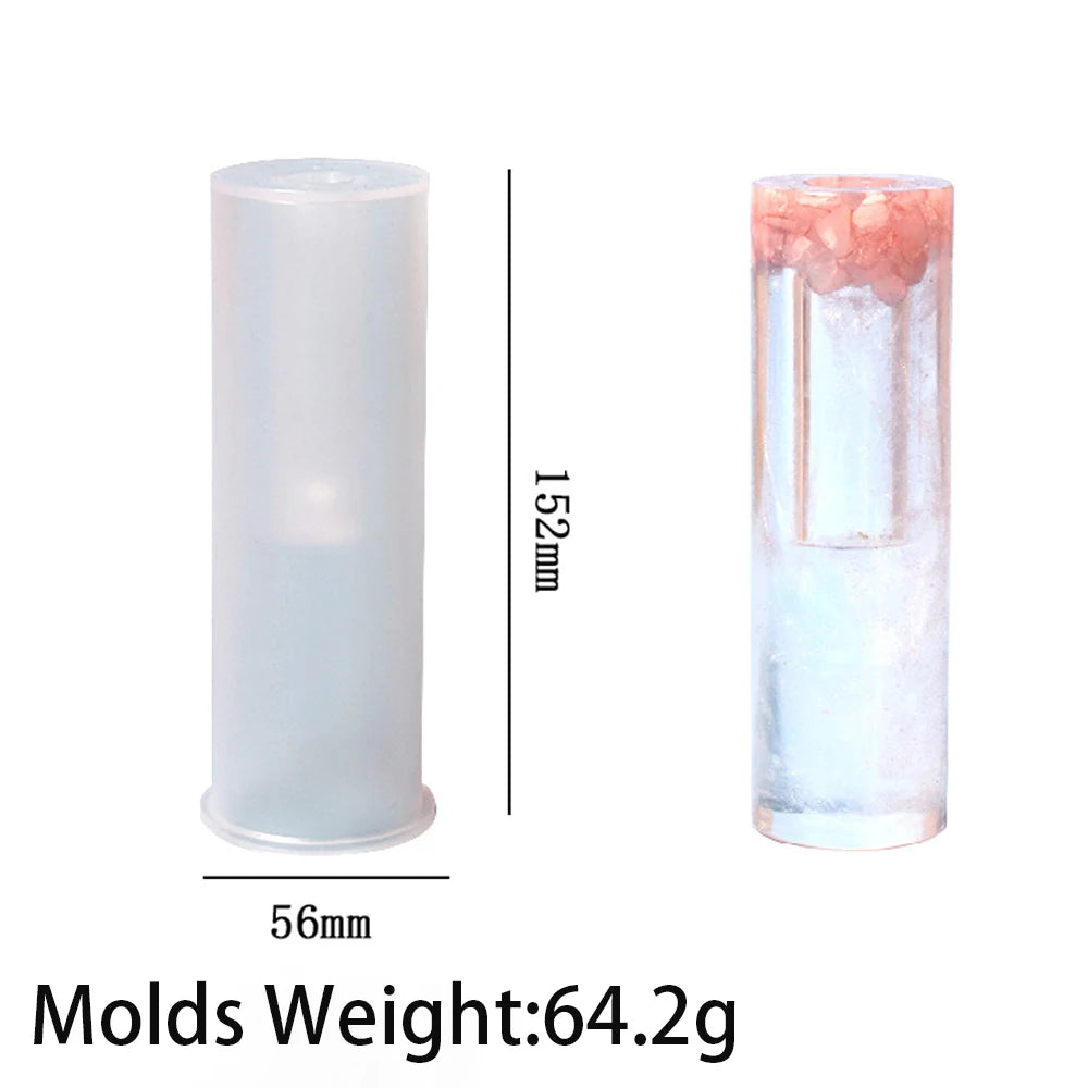 Round Cylinder Vase Silicone Mold