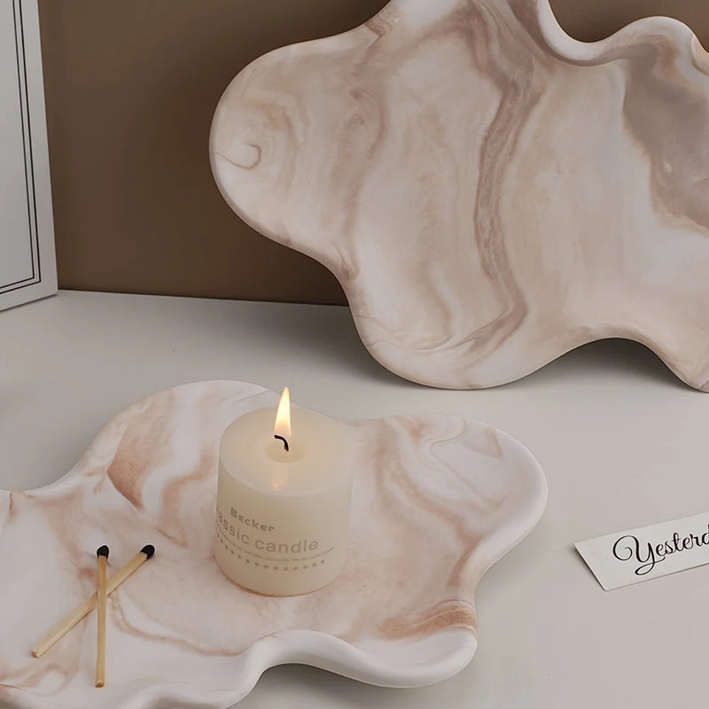 Irregular Wavy Geometric Tray Mold