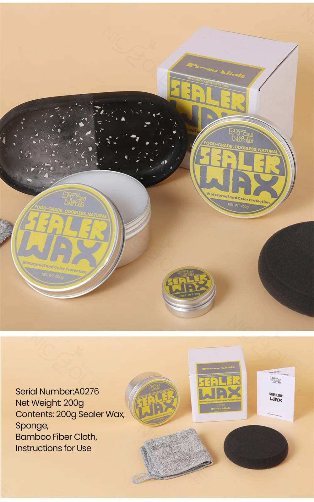 Jesmonite Sealer Wax Set