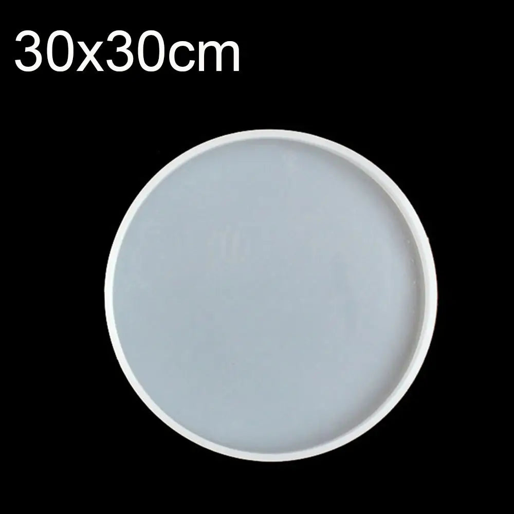 Transparent Fluid Arts Round Coaster Resin Casting Molds