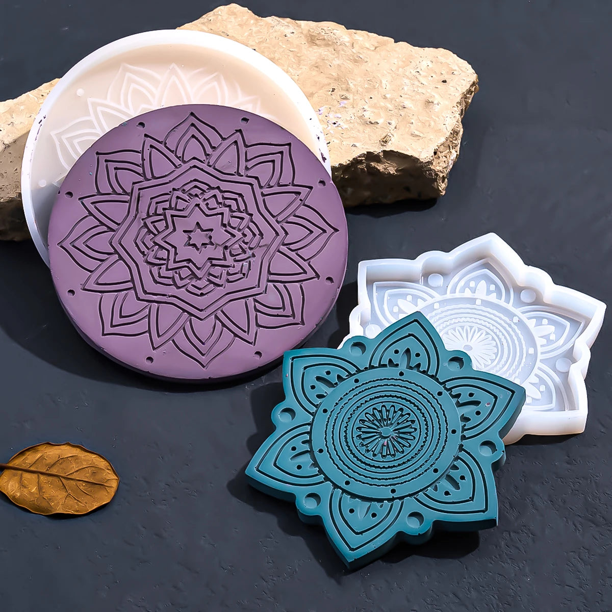 Flower Coaster Silicone Mold