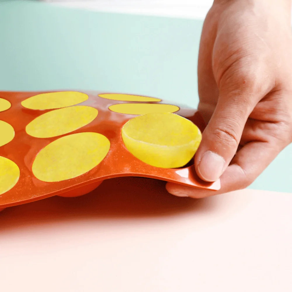 6/8/15/24 Holes Half Ball Sphere Round Silicone Mold