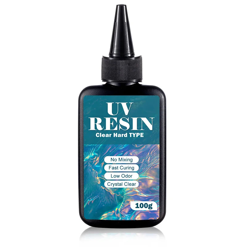 UV Resin Kit with Light Upgraded Hard Type Crystal Clear