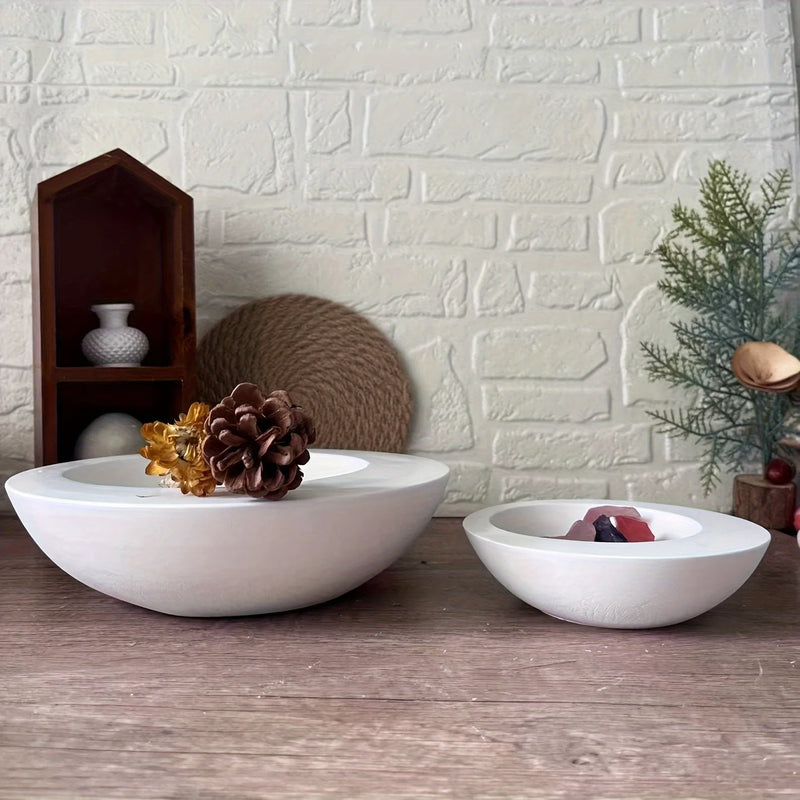 1pc Irregular Round Bowl-Shaped Silicone Mold for