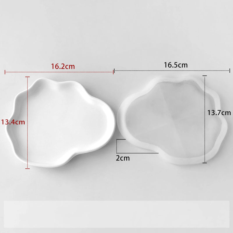 Irregular Cloud Tray Silicone Mold