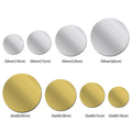 Round Acrylic Mirror Insert — Gold & Silver