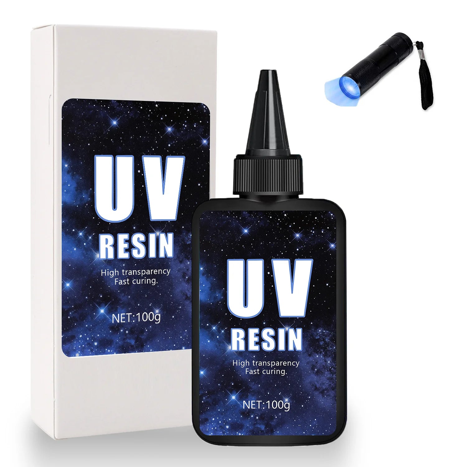 UV resin kit - larger size and 200g upgraded hard crystal