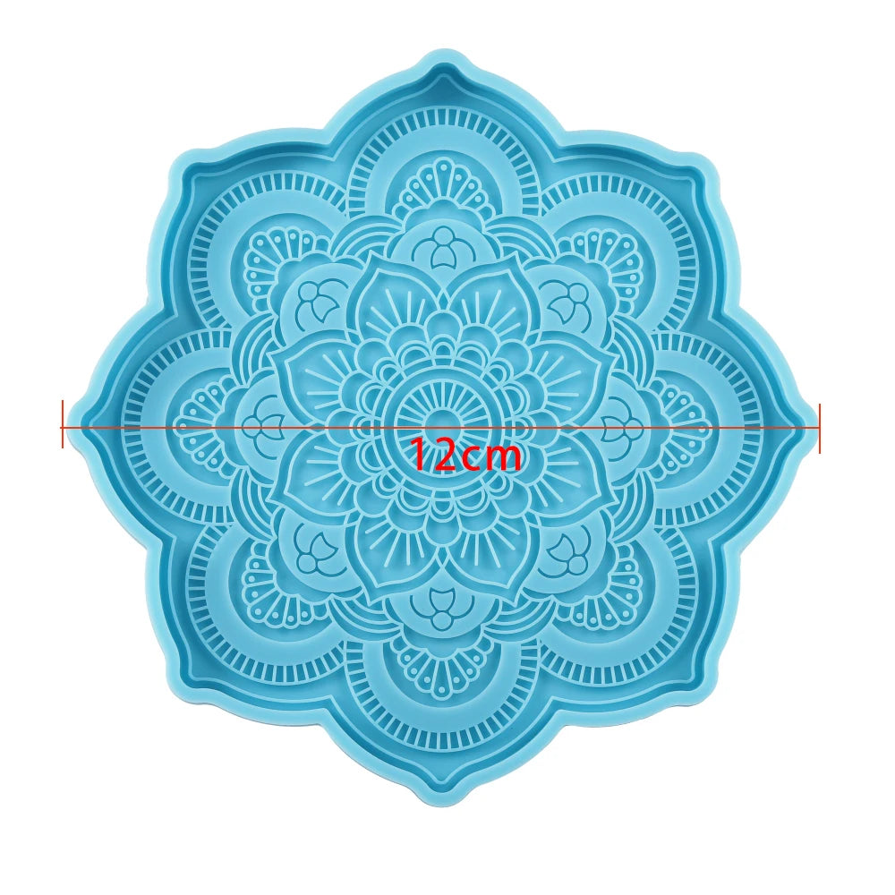 Mandala Coaster Silicone Mold