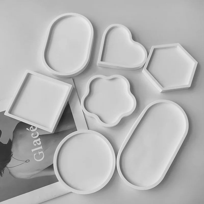Round & Square Coaster Mold Set