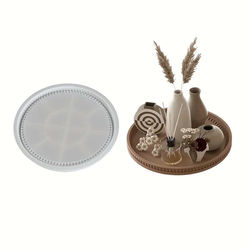 Round Foam Tray Silicone Mold