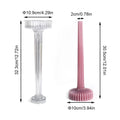 Elegant Stripe Vase Candle Mold Sculptural Pillar Candles