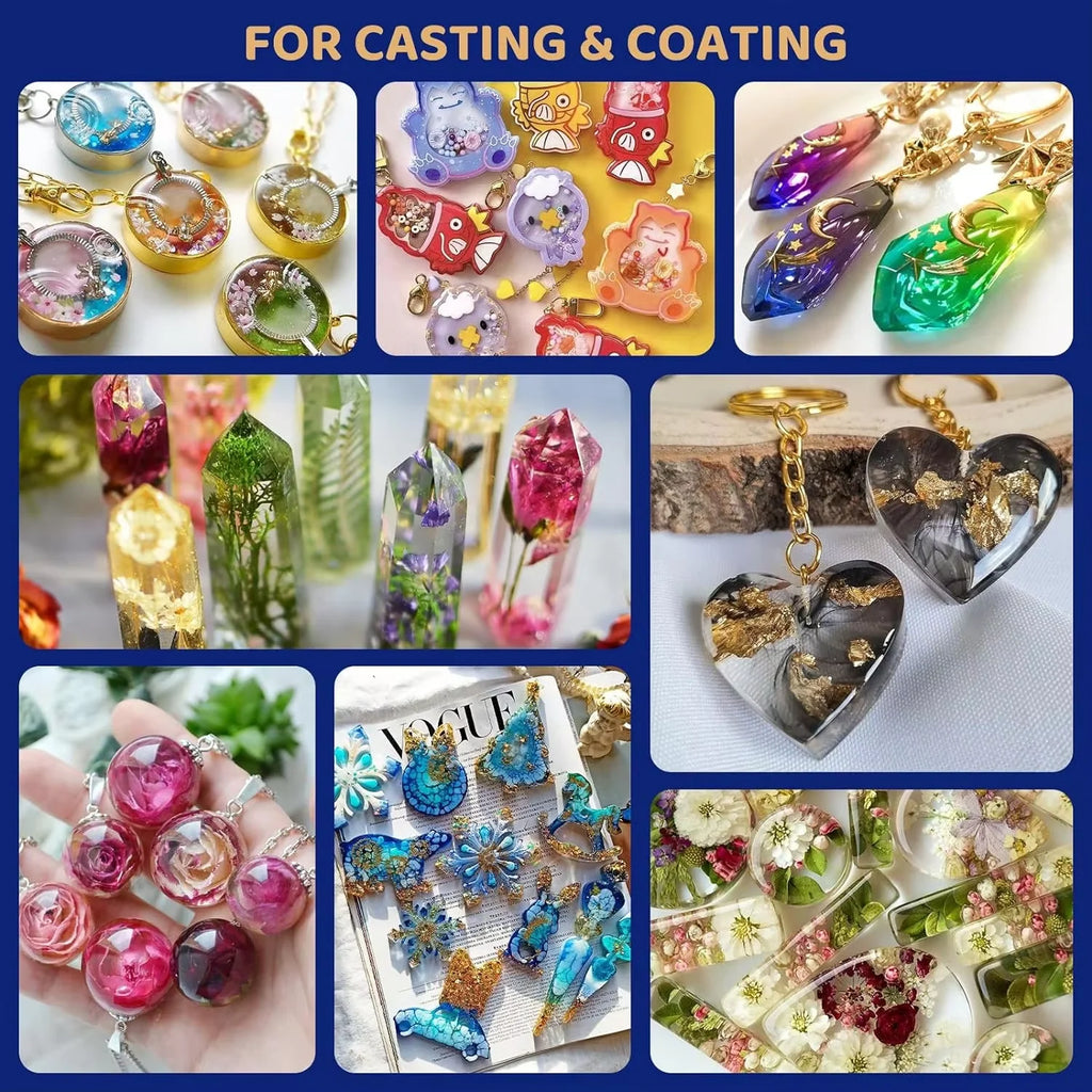 UV resin kit - larger size and 200g upgraded hard crystal
