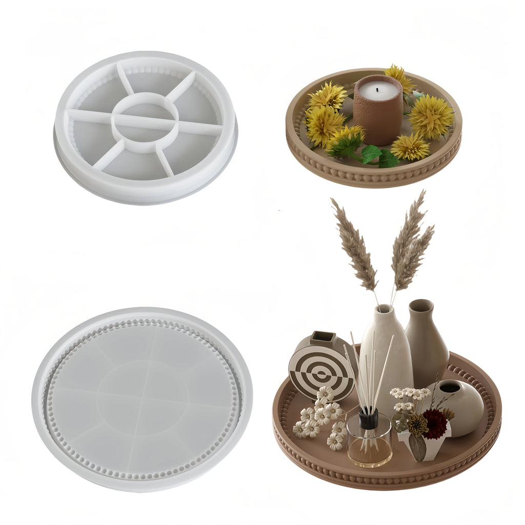 Round Foam Tray Silicone Mold