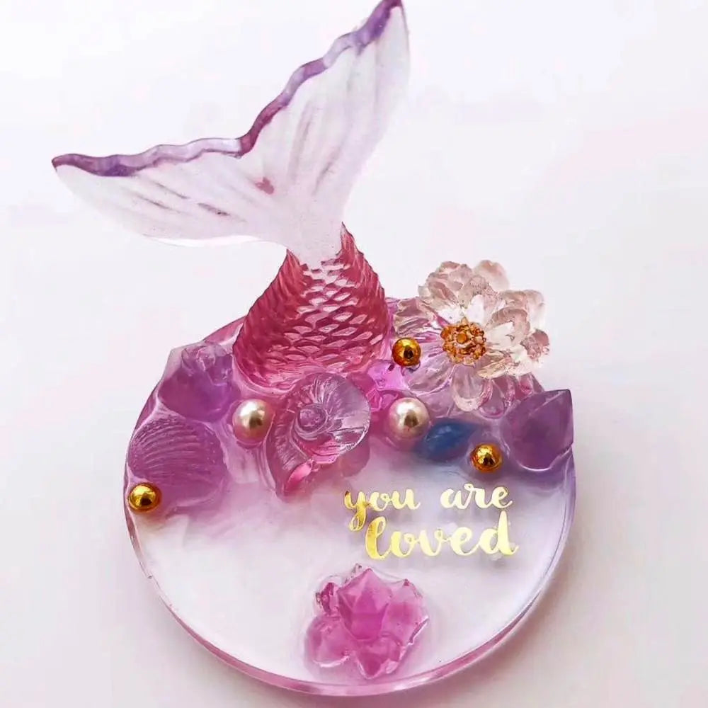 Transparent Fluid Arts Round Coaster Resin Casting Molds...