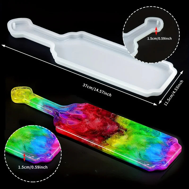 Resin Tray Mold、14 Large-inch epoxy resin casting tray