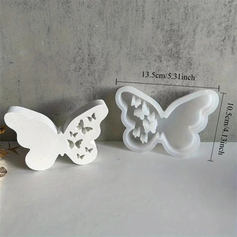 Butterfly Silicone Mold for Craft Making, 3D Decoration