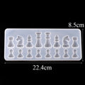 New International Chess Shape Silicone Mold