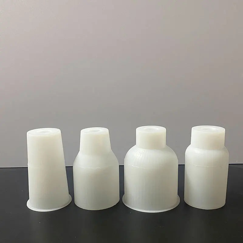 Circular Stripe Vase Silicone Mold