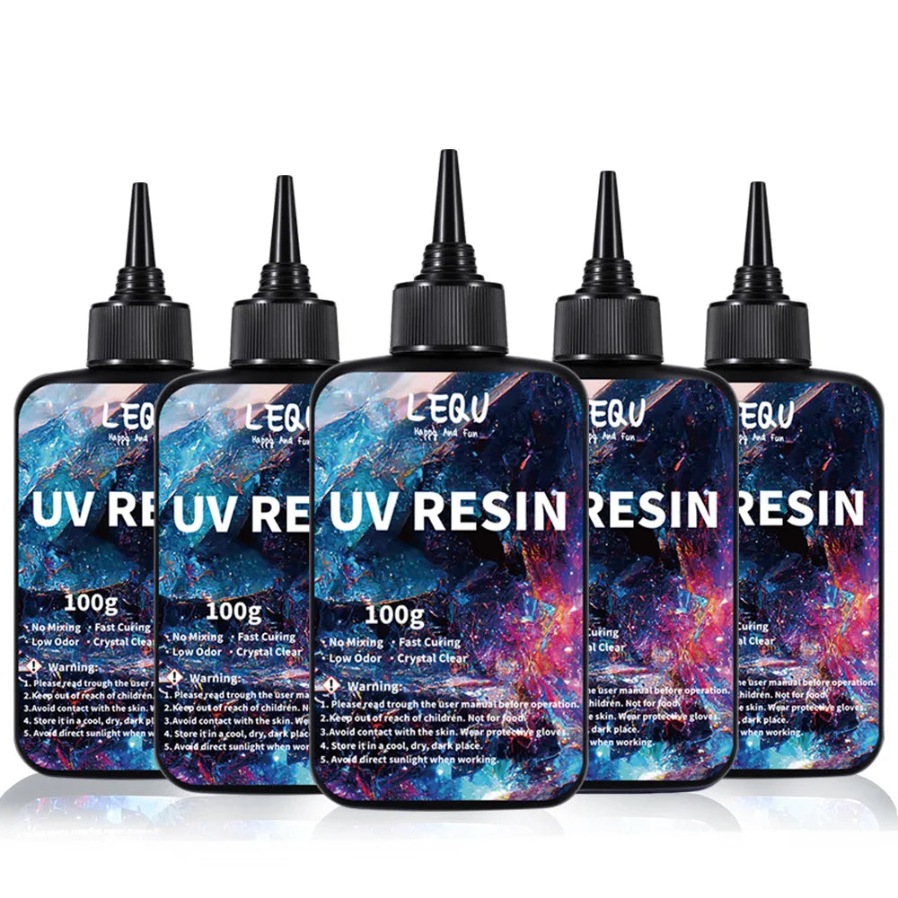 100g UV Resin Clear,Hard,Upgraded Crystal Clear