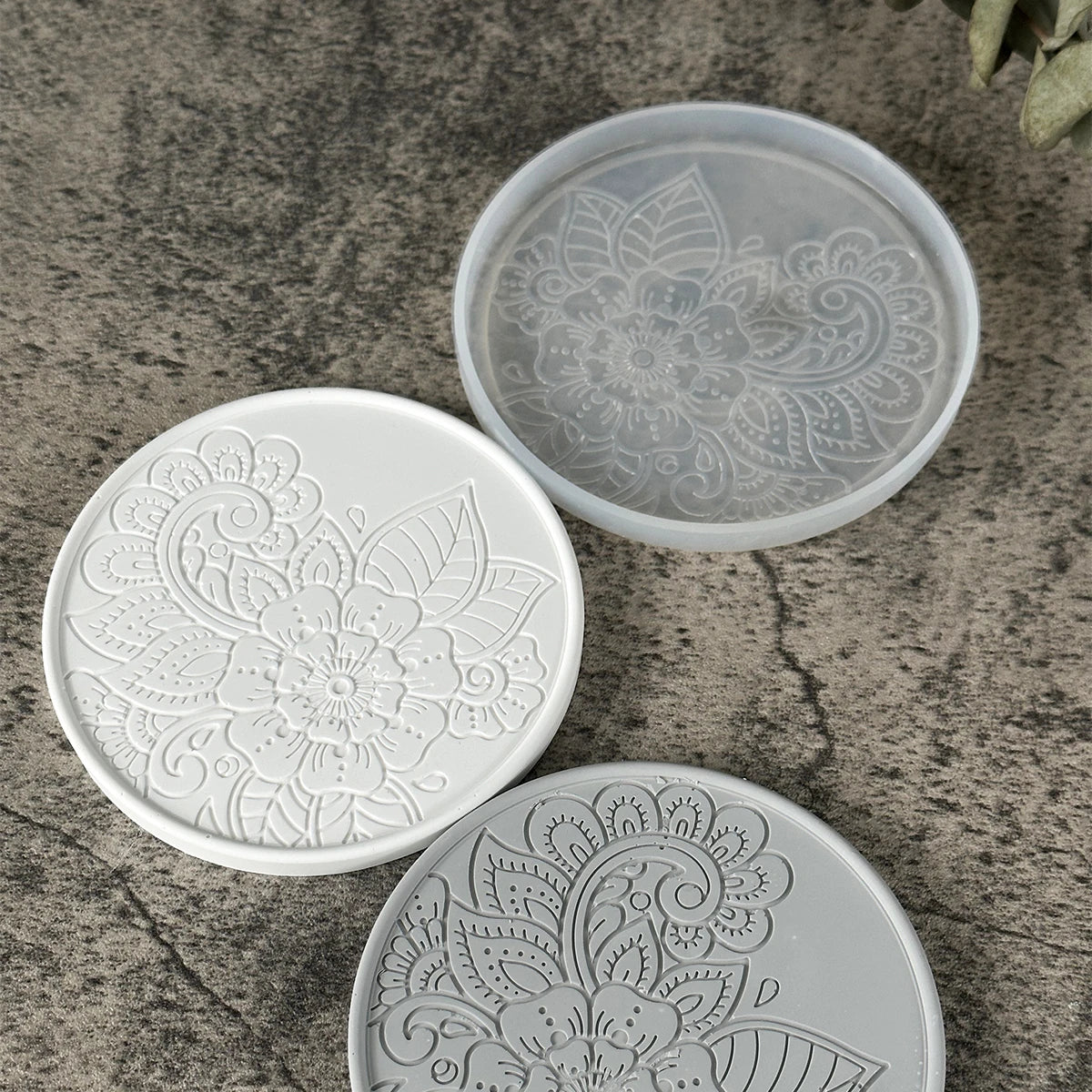 Flower Coaster Silicone Mold