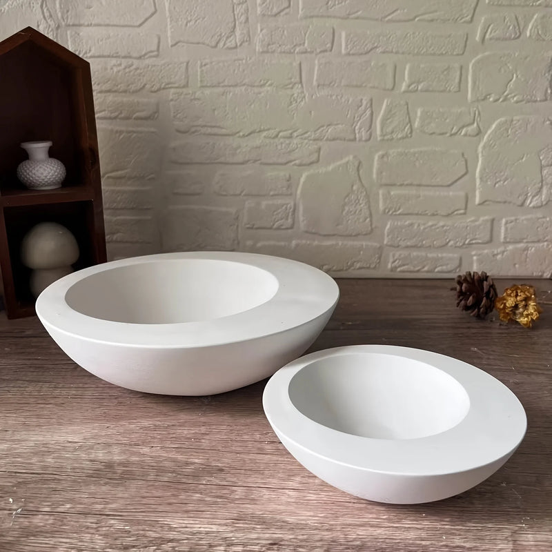 1pc Irregular Round Bowl-Shaped Silicone Mold for