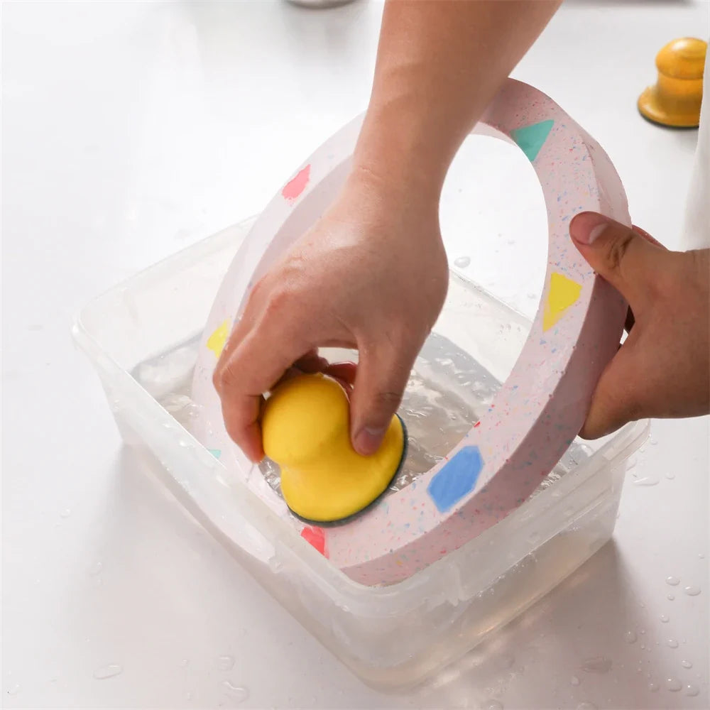 Matching Nicole Circle Mirror silicone mold — for bubble mirrors