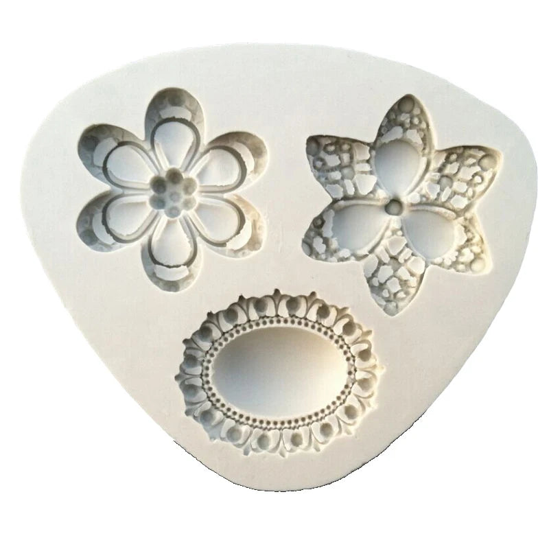 Jewelry Diamond Silicone Cake Baking Mold Sugarcraft