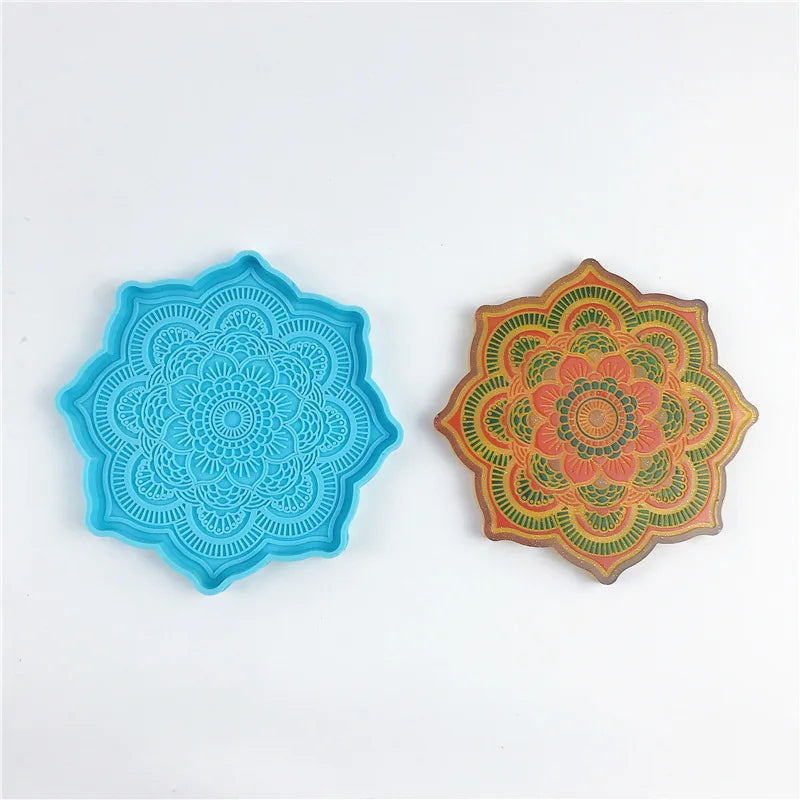 Mandala Coaster Silicone Mold