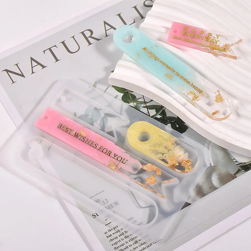 Bookmark Jewelry Casting Silicone Resin Mold Set for Bookmark...