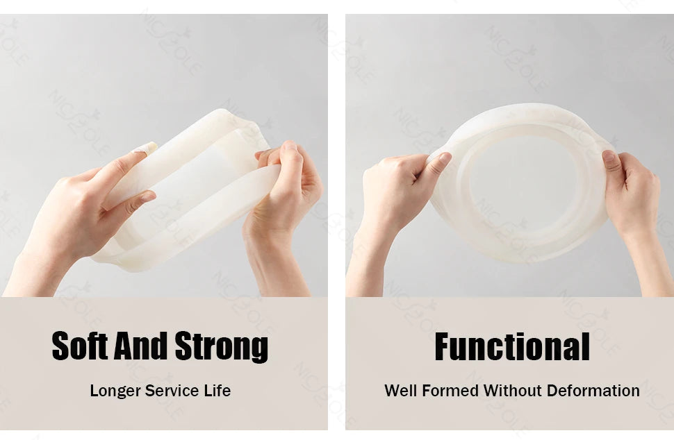 Nicole Circle Mirror Silicone Mold Concrete Casting